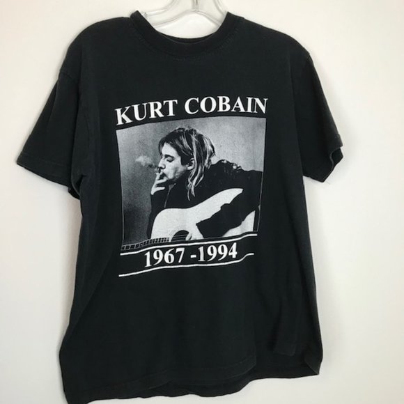 RARE Kurt Cobain Vintage Smoking Quote T-Shirt